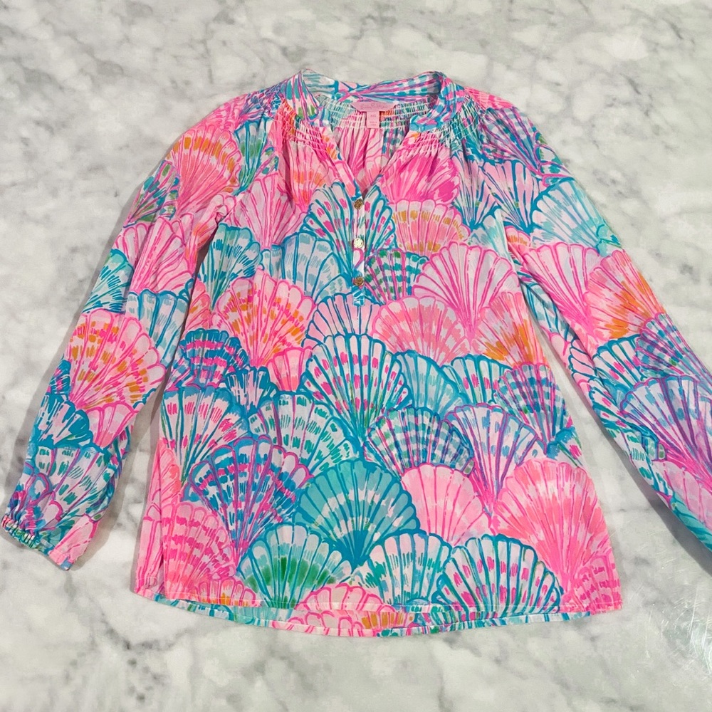 NWOT SILK ELSA SHELL LILLY PULITZER BLOUSE!!💖